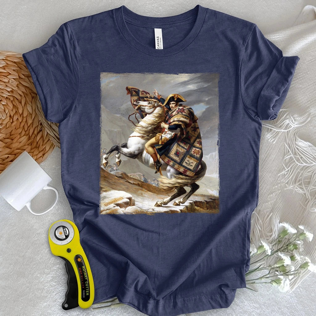 Napoleon Wrapped in a Quilt T-shirt