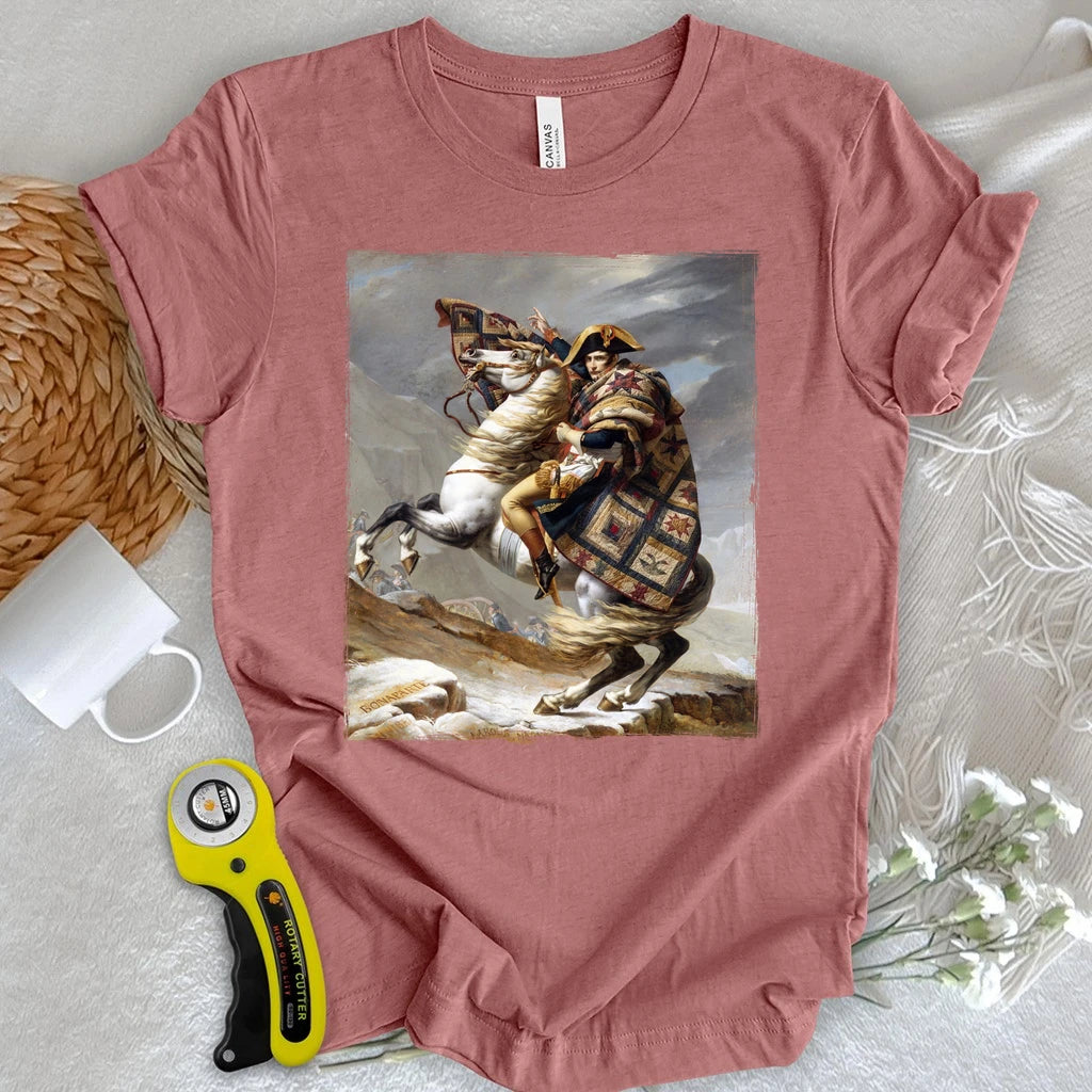 Napoleon Wrapped in a Quilt T-shirt