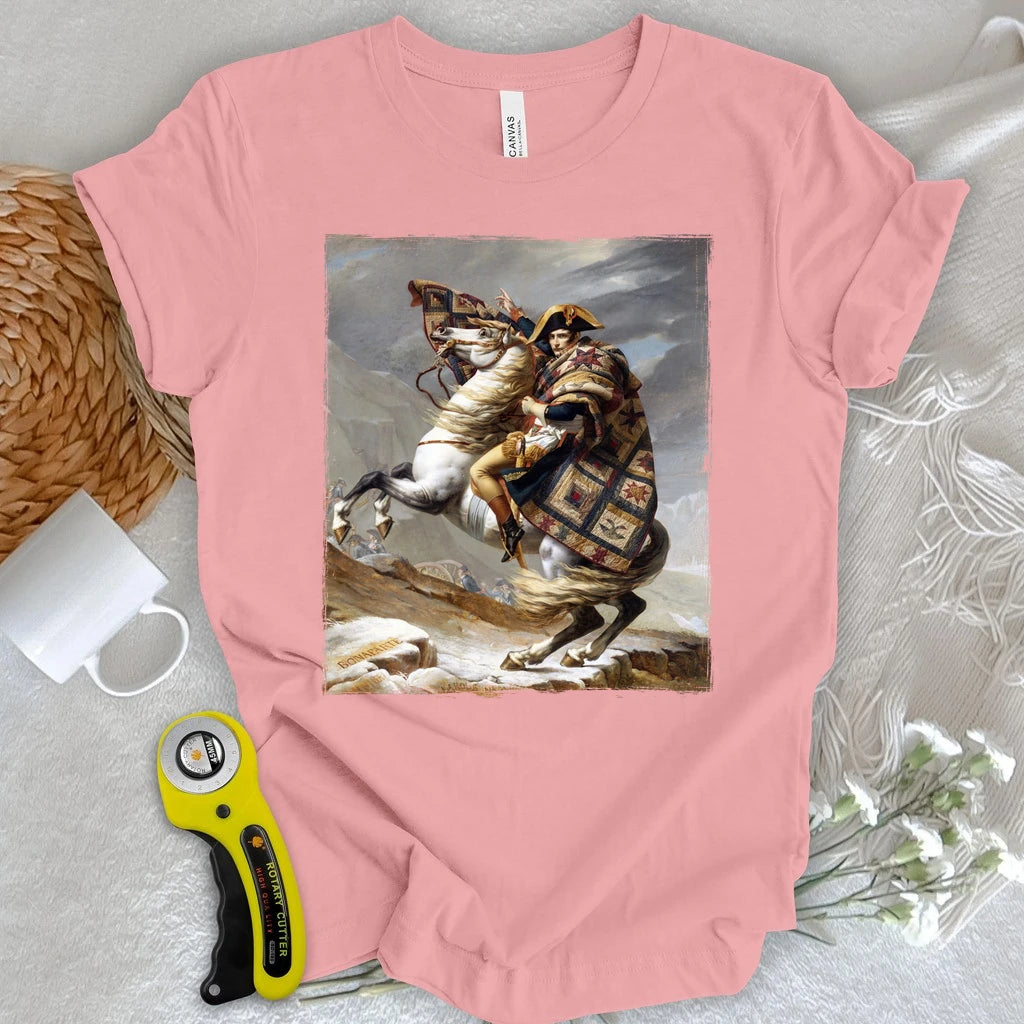 Napoleon Wrapped in a Quilt T-shirt