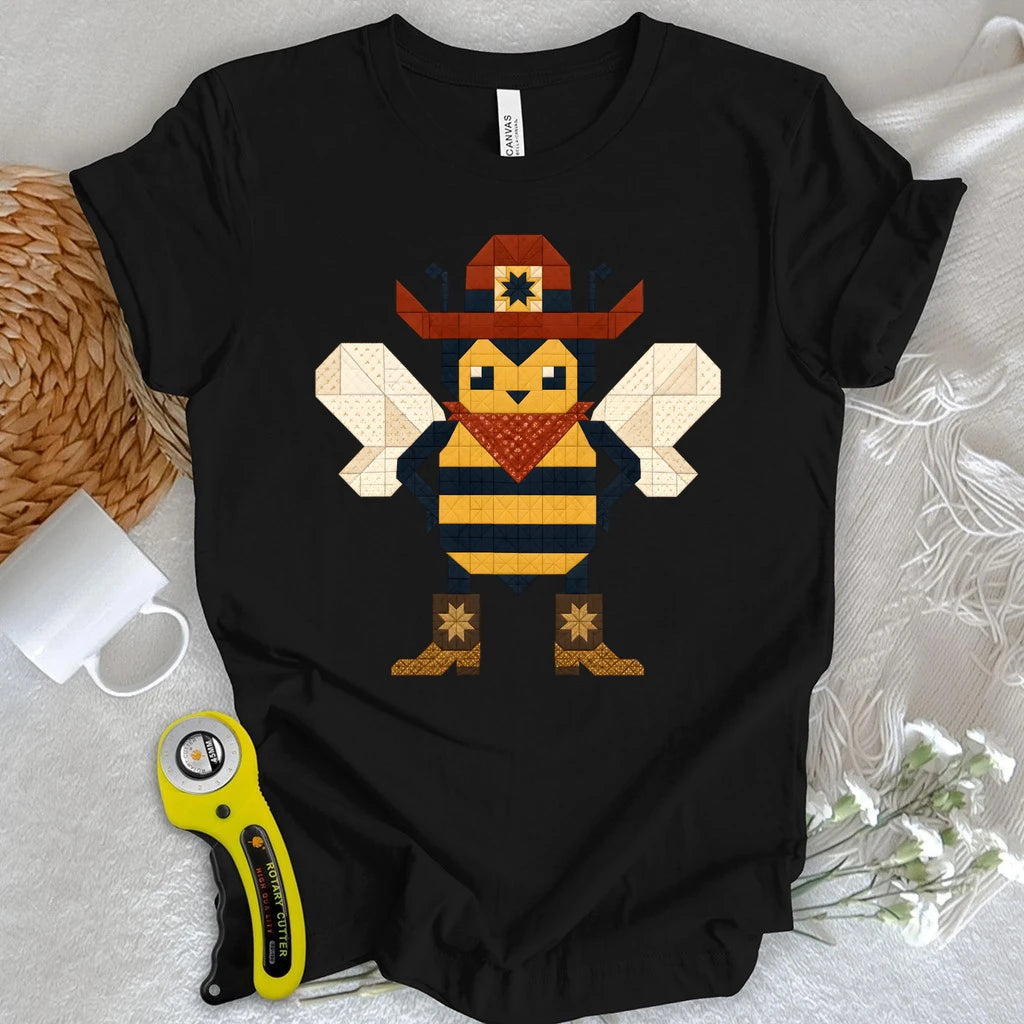 Patchwork BeeHaw T-shirt