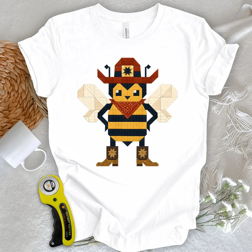 Patchwork BeeHaw T-shirt