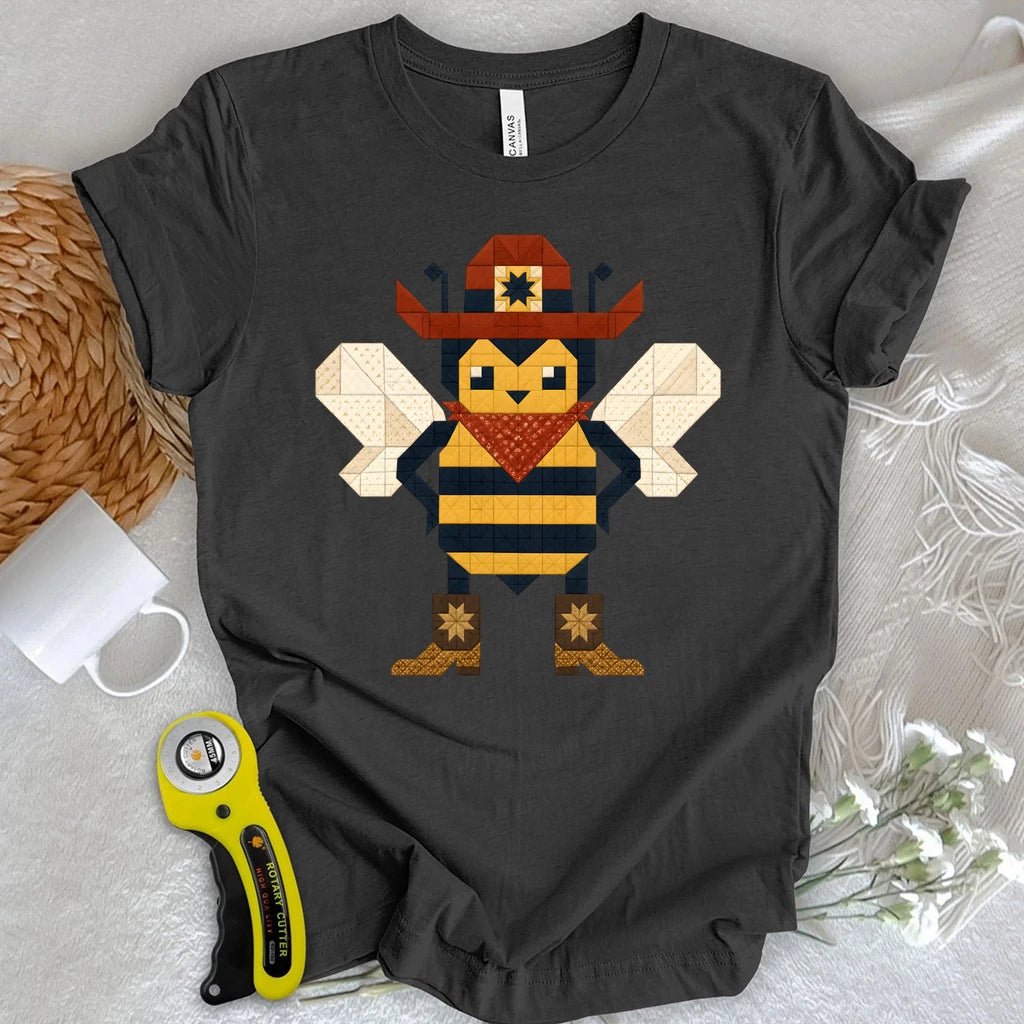 Patchwork BeeHaw T-shirt