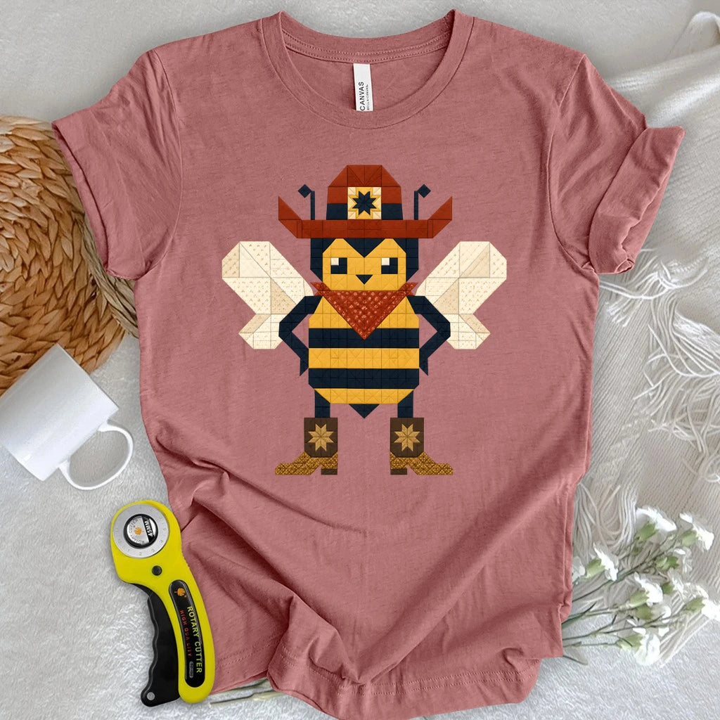 Patchwork BeeHaw T-shirt