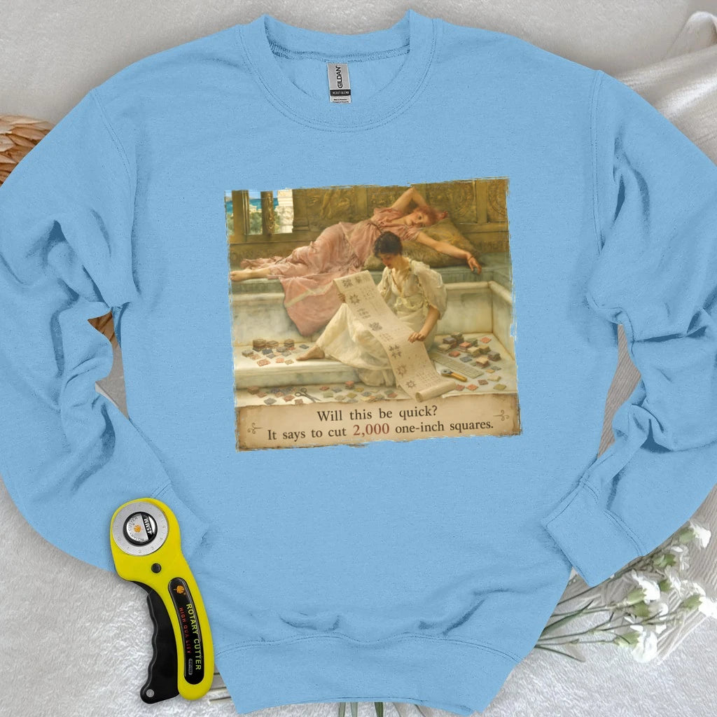 A Favorite Pattern: 2,000 One-Inch Squares Sweatshirt