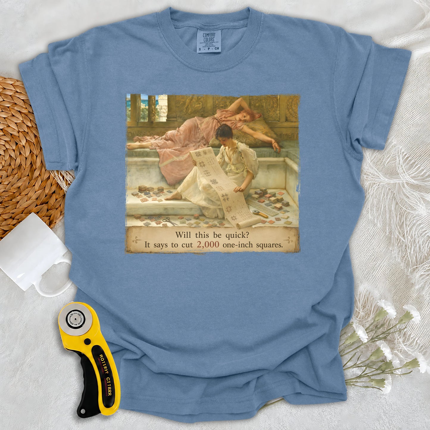Comfort Colors A Favorite Pattern: 2,000 One-Inch Squares T-shirt