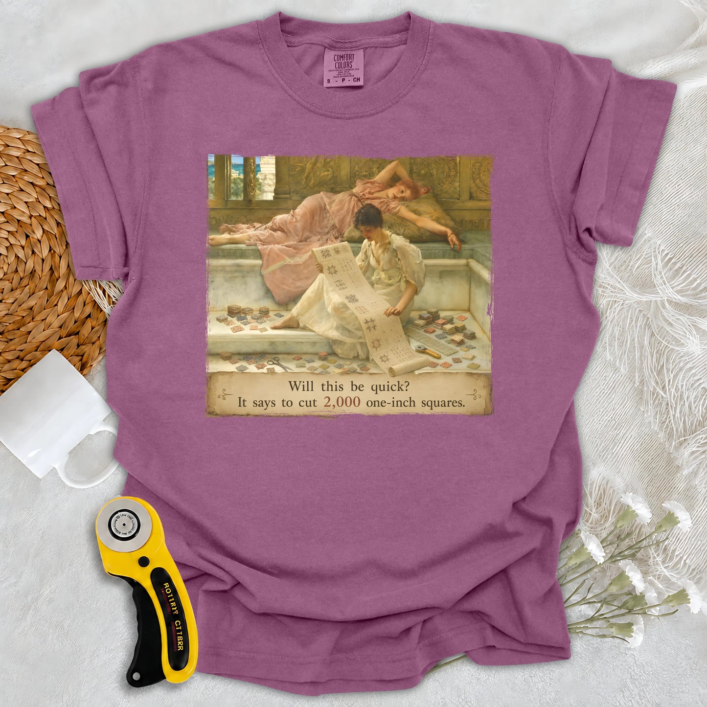 Comfort Colors A Favorite Pattern: 2,000 One-Inch Squares T-shirt