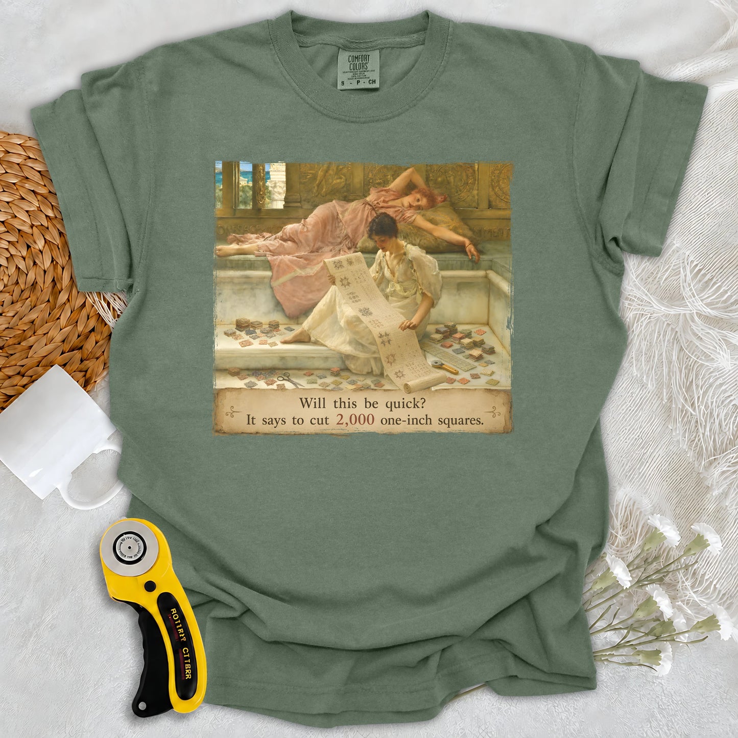 Comfort Colors A Favorite Pattern: 2,000 One-Inch Squares T-shirt