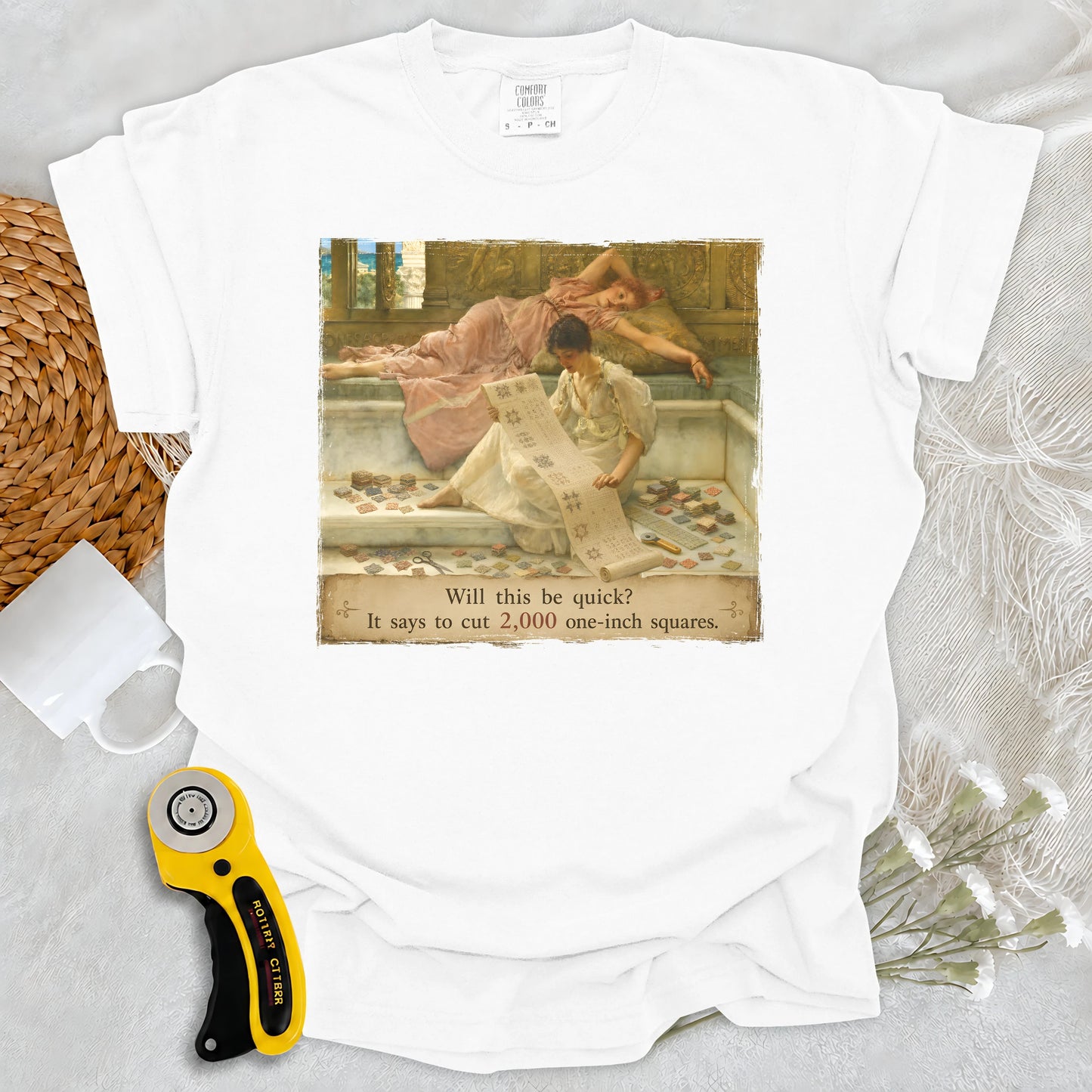 Comfort Colors A Favorite Pattern: 2,000 One-Inch Squares T-shirt