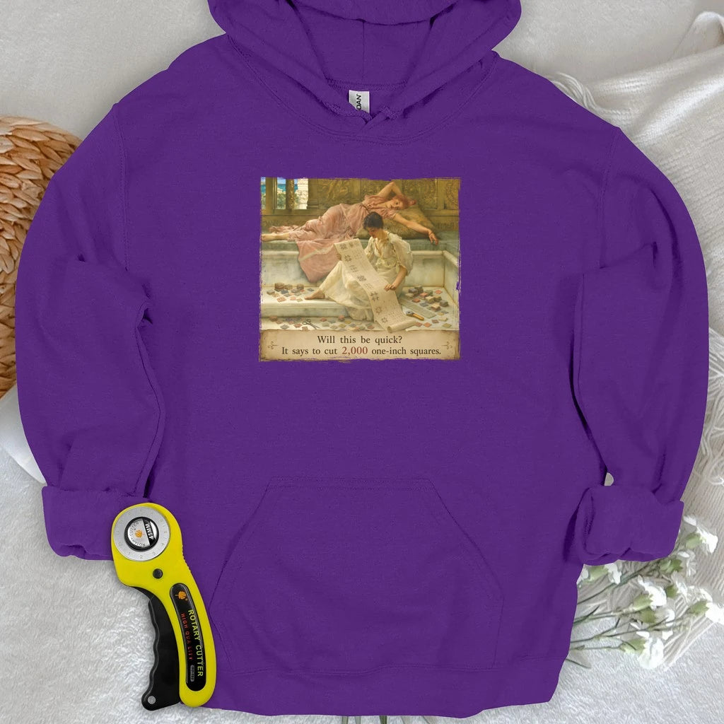 A Favorite Pattern: 2,000 One-Inch Squares Hoodie