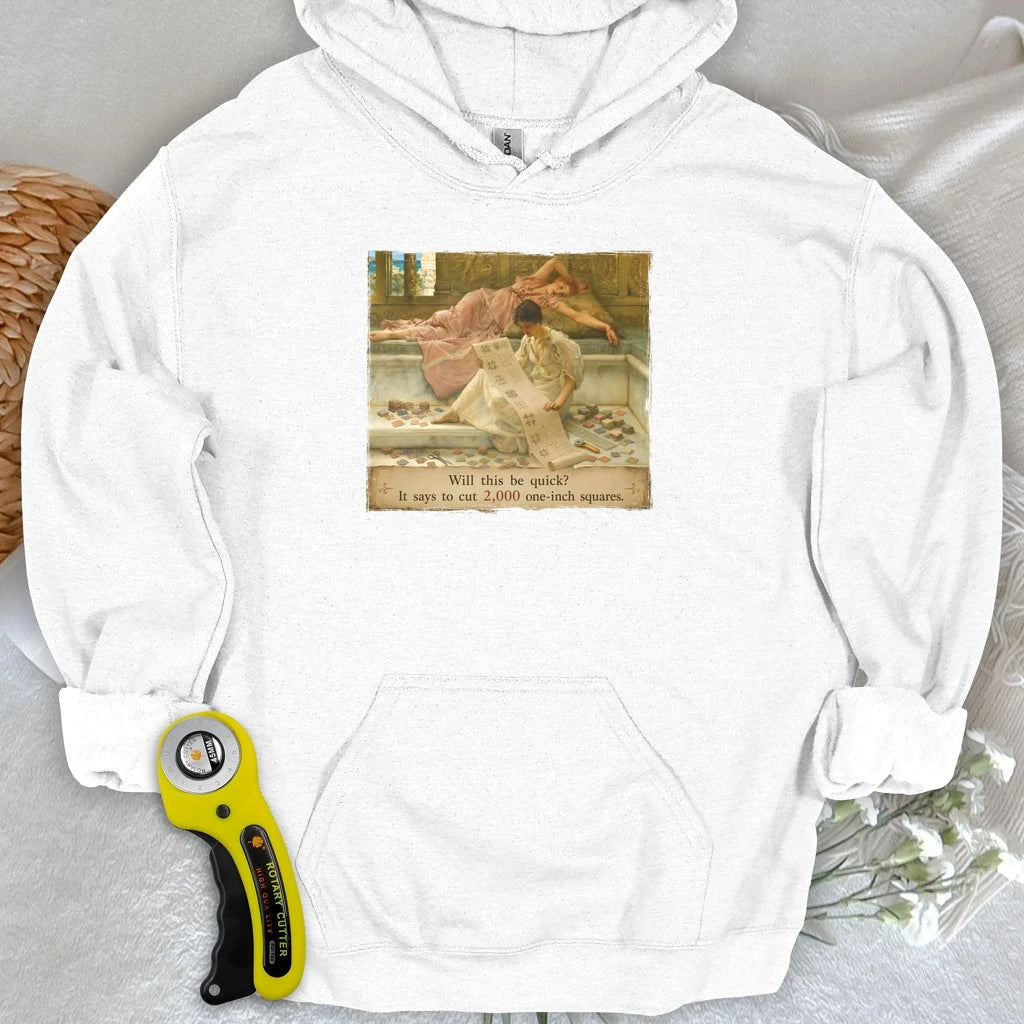 A Favorite Pattern: 2,000 One-Inch Squares Hoodie