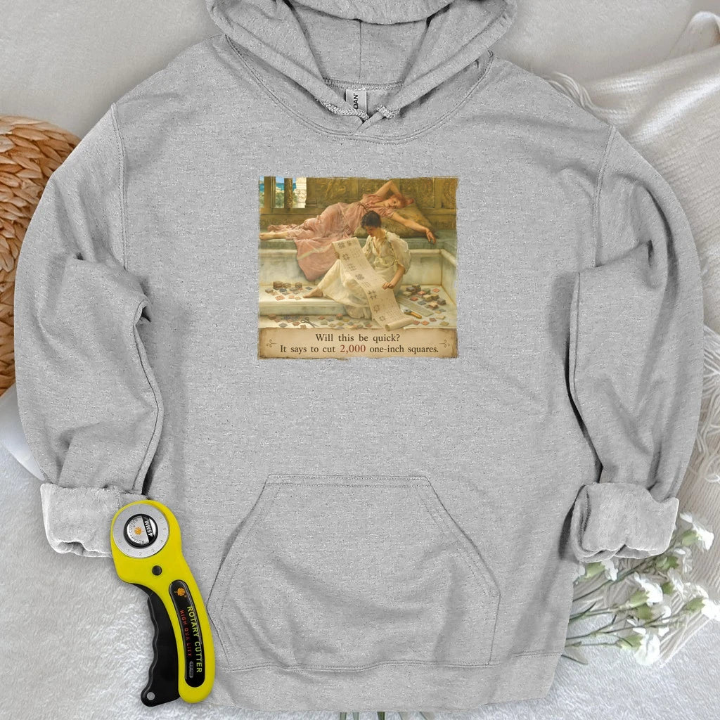 A Favorite Pattern: 2,000 One-Inch Squares Hoodie