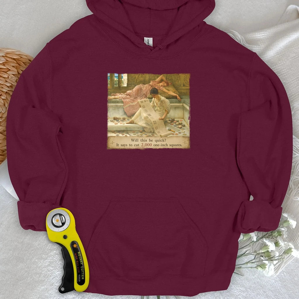 A Favorite Pattern: 2,000 One-Inch Squares Hoodie