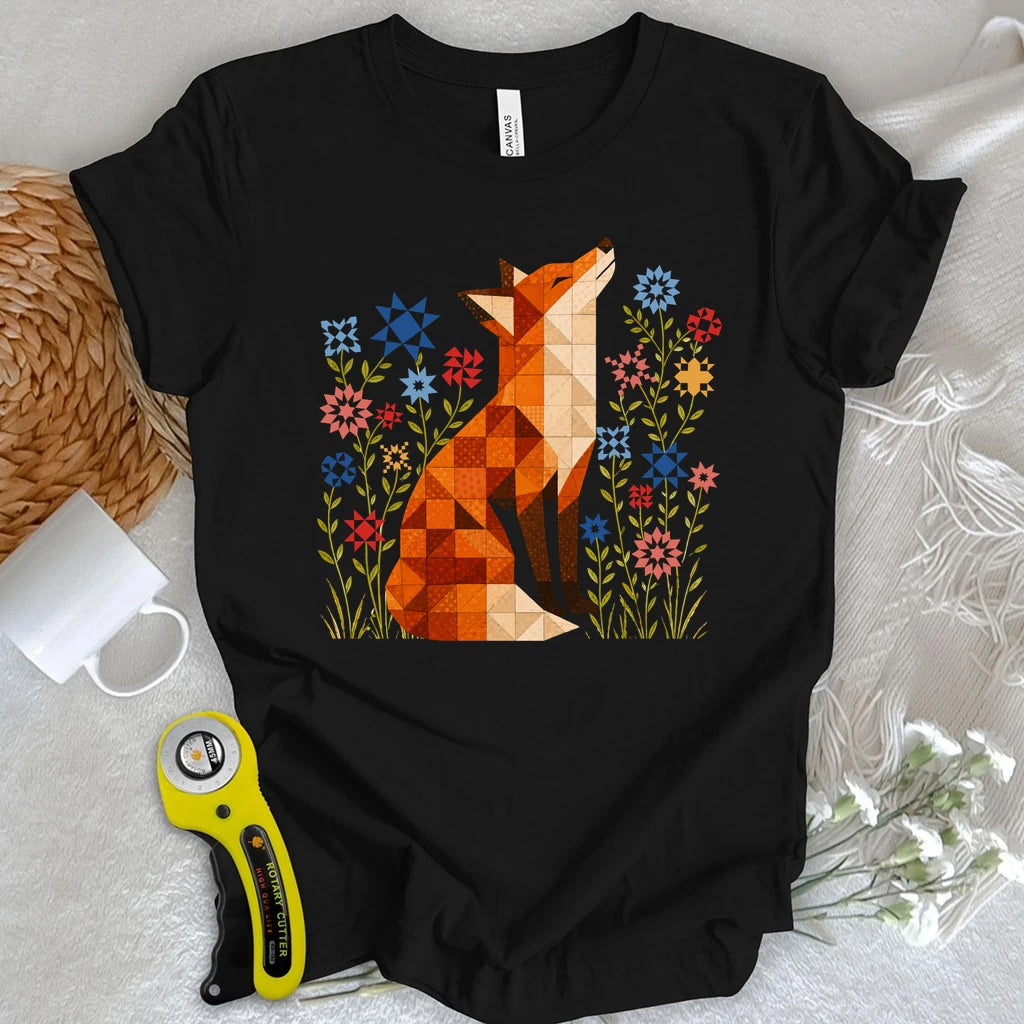 Patchwork Star Fox T-shirt