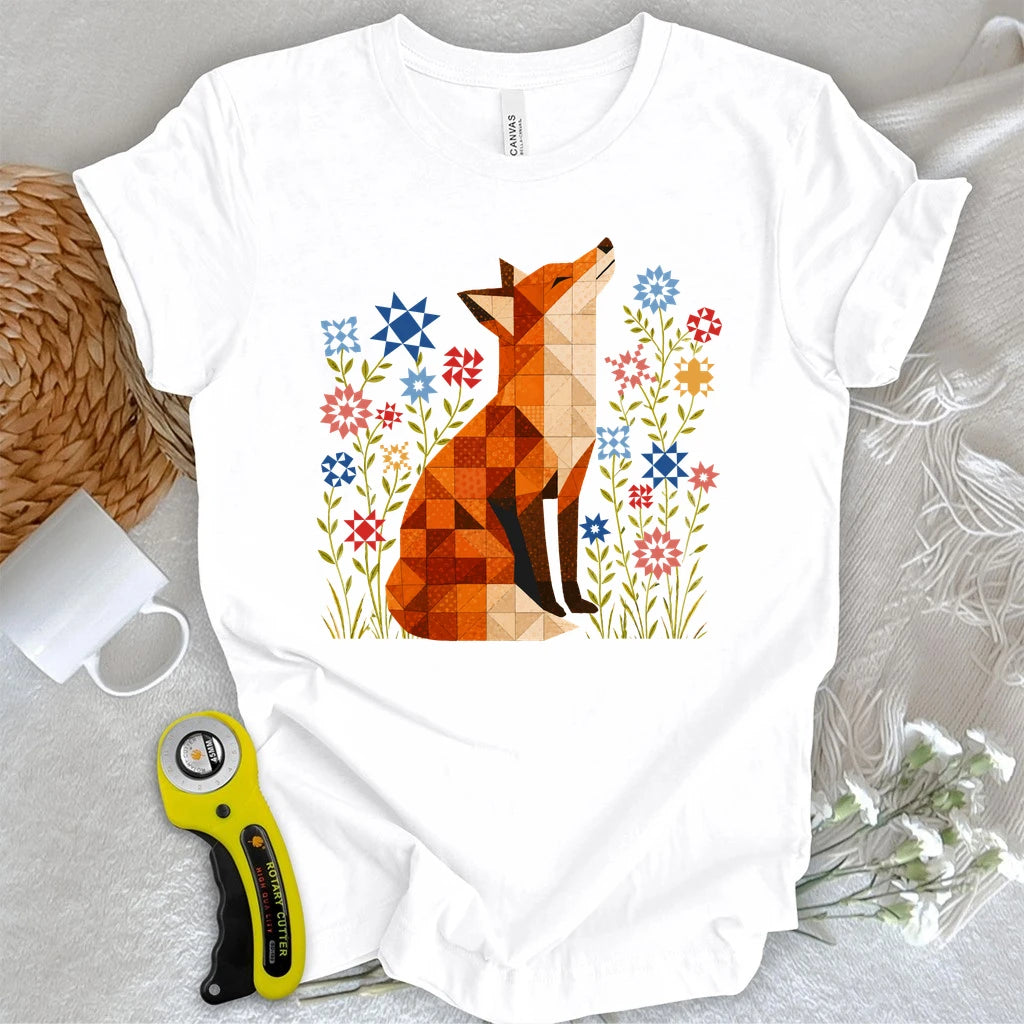 Patchwork Star Fox T-shirt