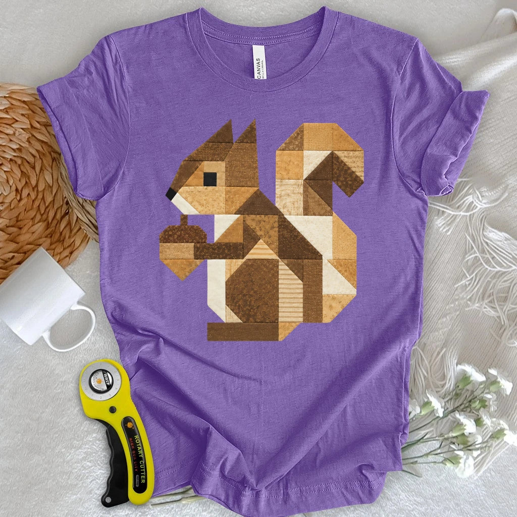 Patchwork Squirrel T-shirt