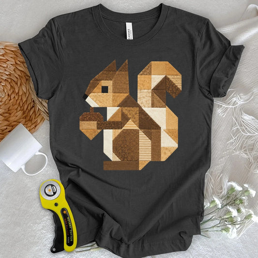 Patchwork Squirrel T-shirt