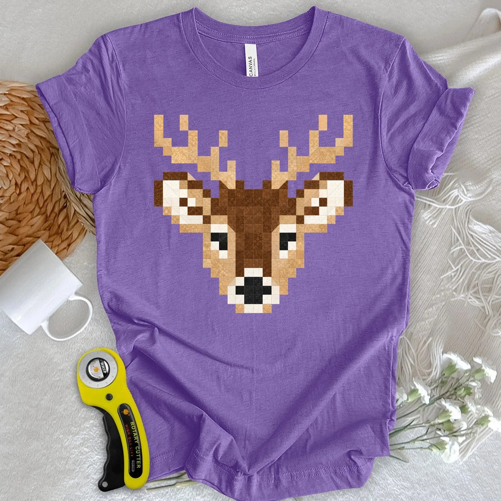 Patchwork Deer T-shirt