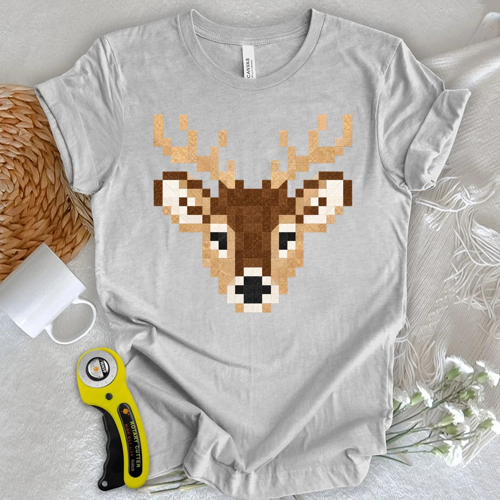 Patchwork Deer T-shirt