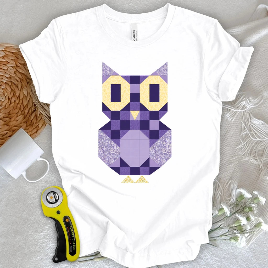 Owl Quilt Block T-shirt