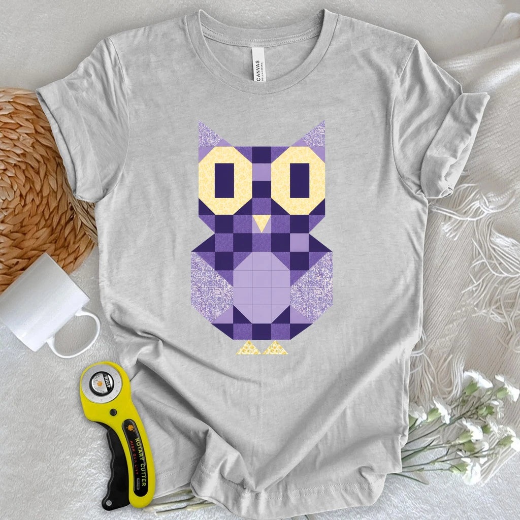 Owl Quilt Block T-shirt