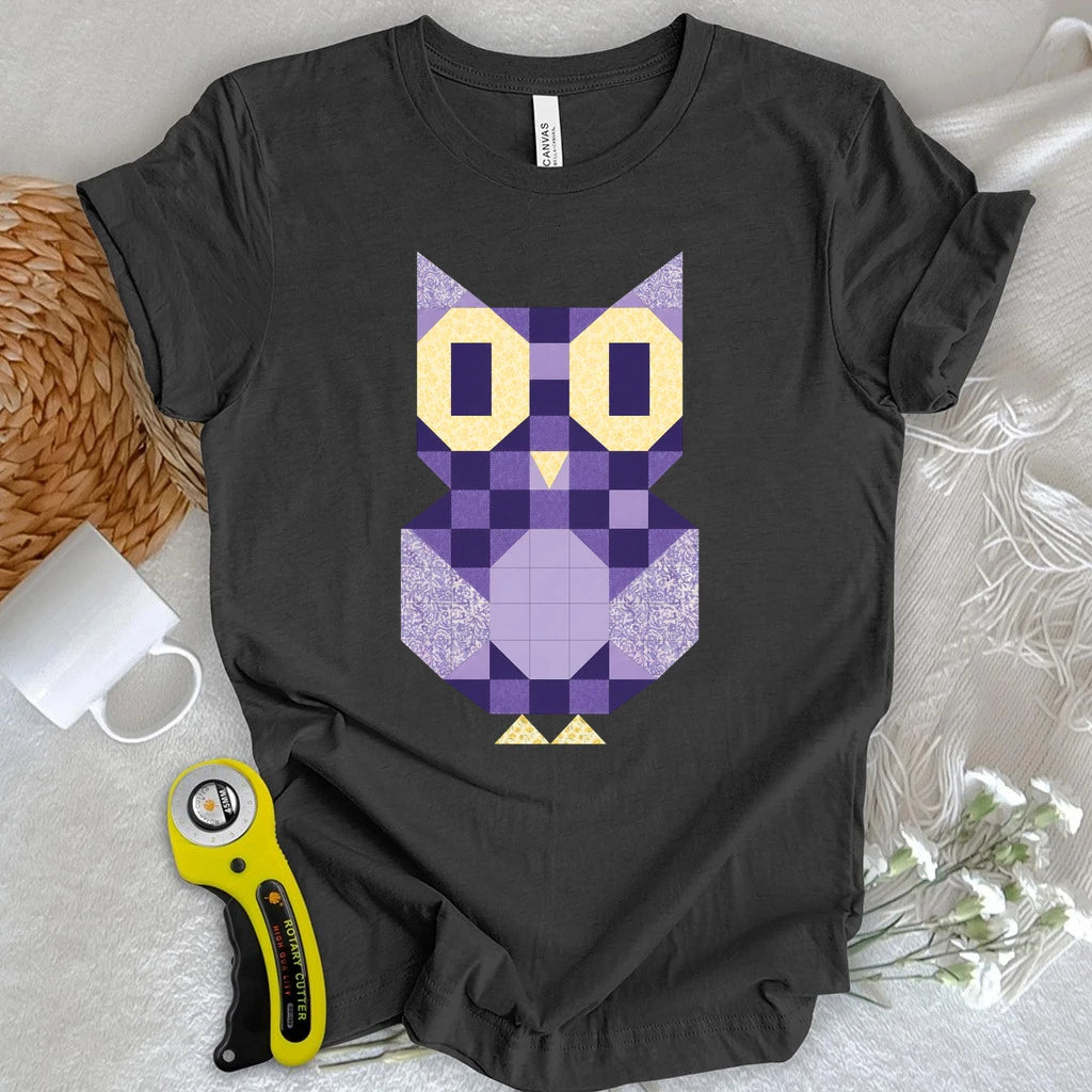 Owl Quilt Block T-shirt