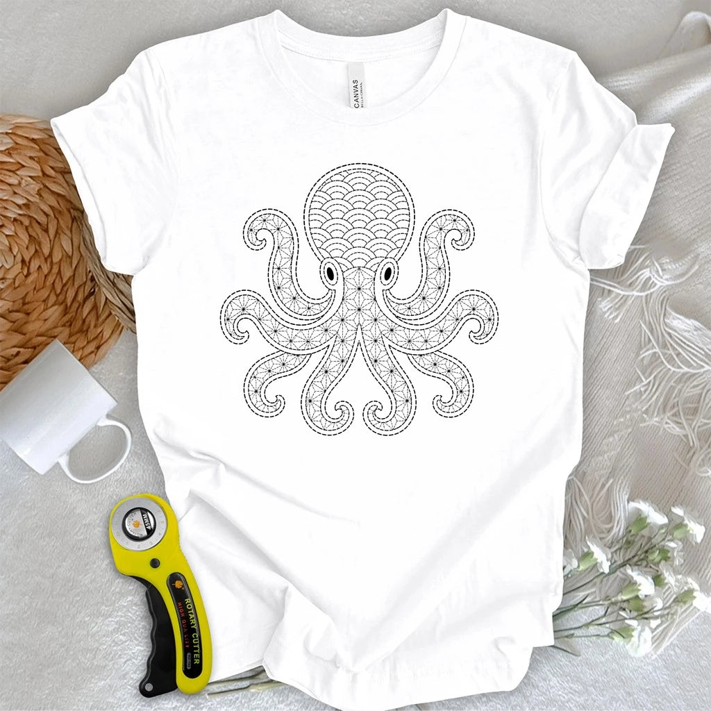 Sashiko Octopus T-shirt