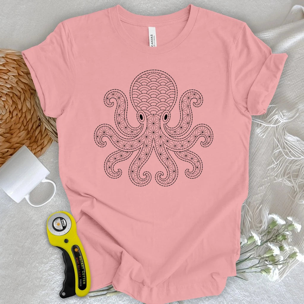 Sashiko Octopus T-shirt