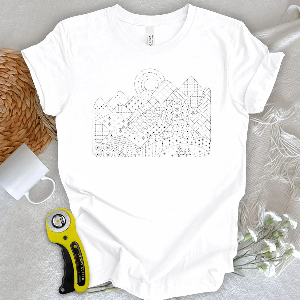 Sashiko Moutain T-shirt