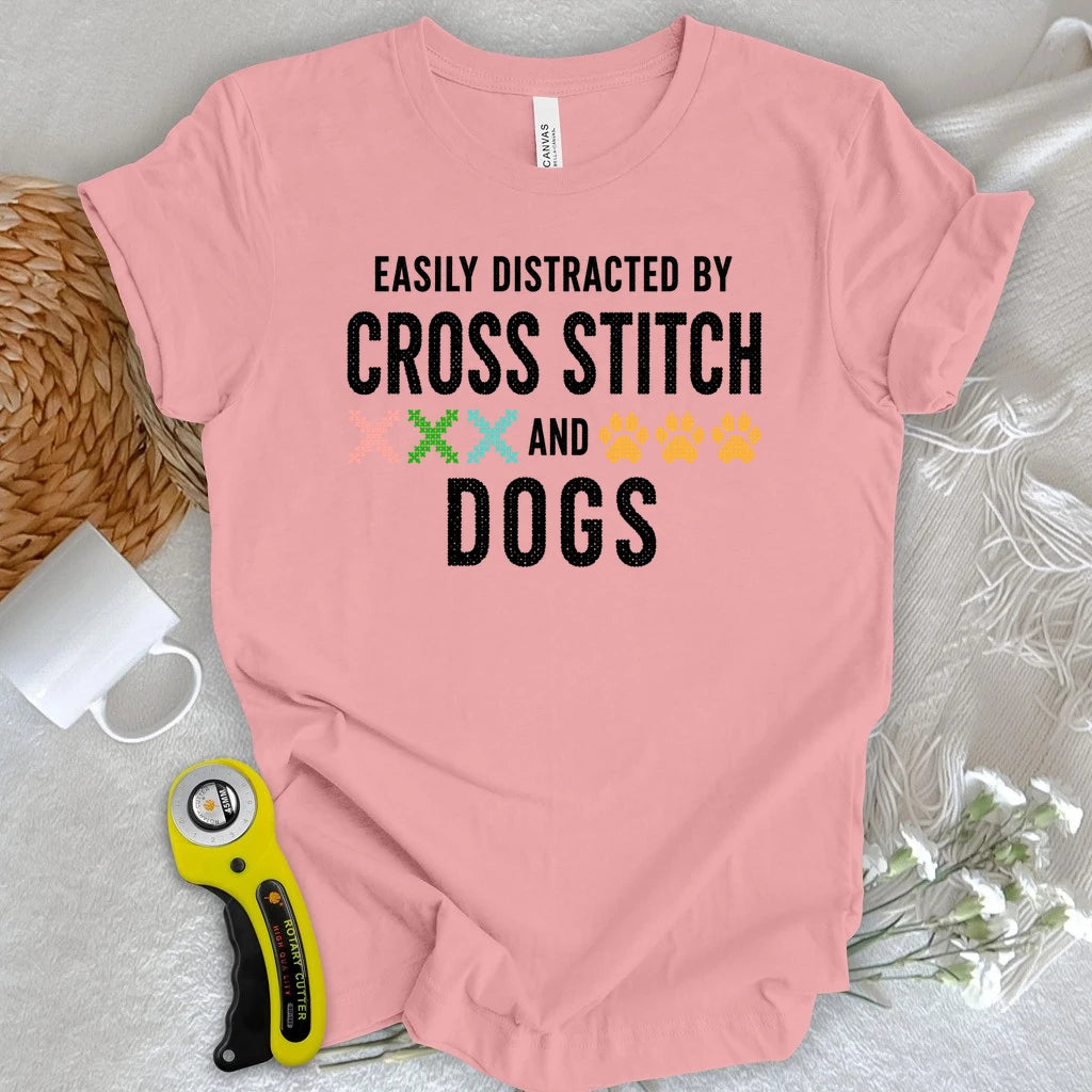 Cross Stitch & Dogs T-shirt