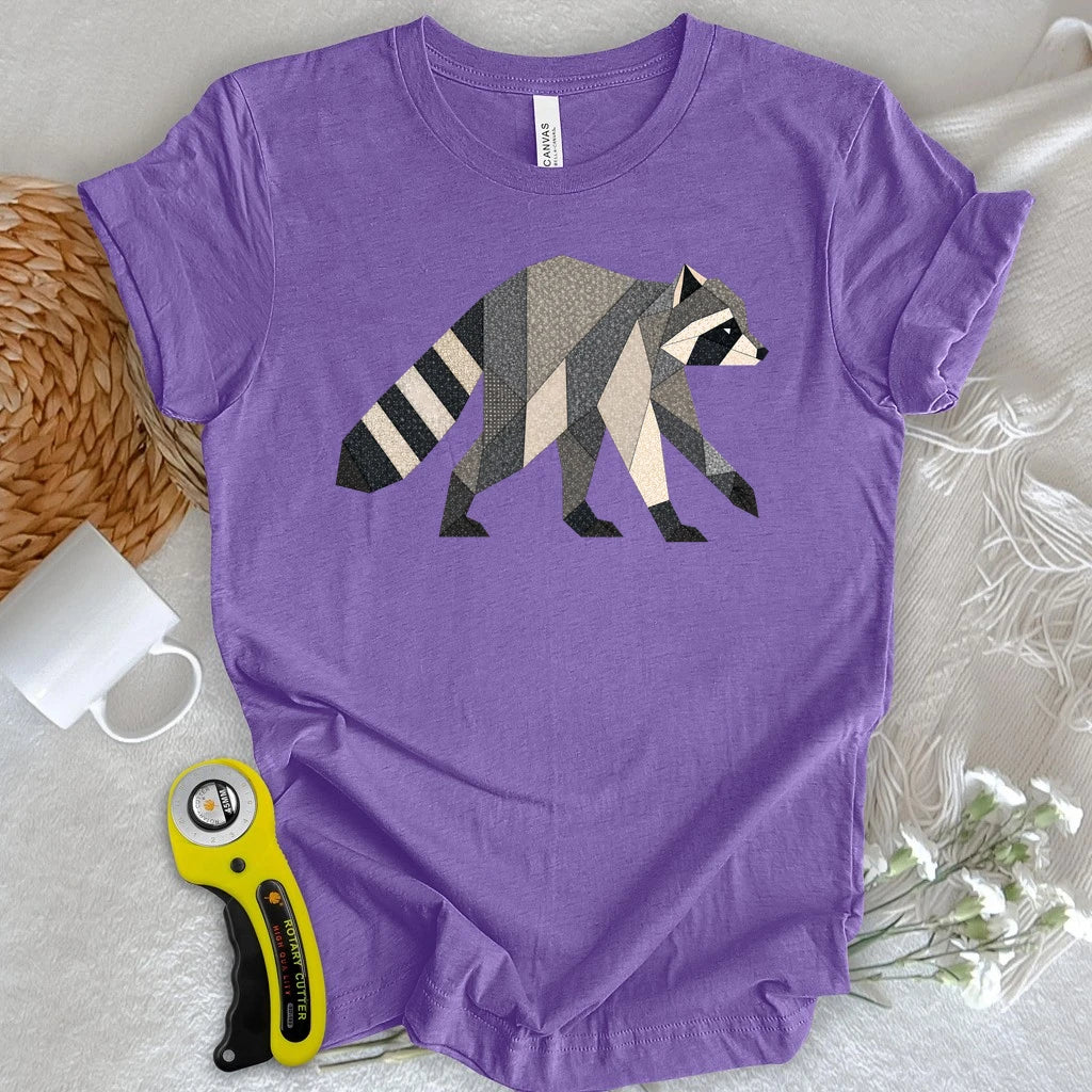 Patchwork Jimothy Raccoon T-shirt