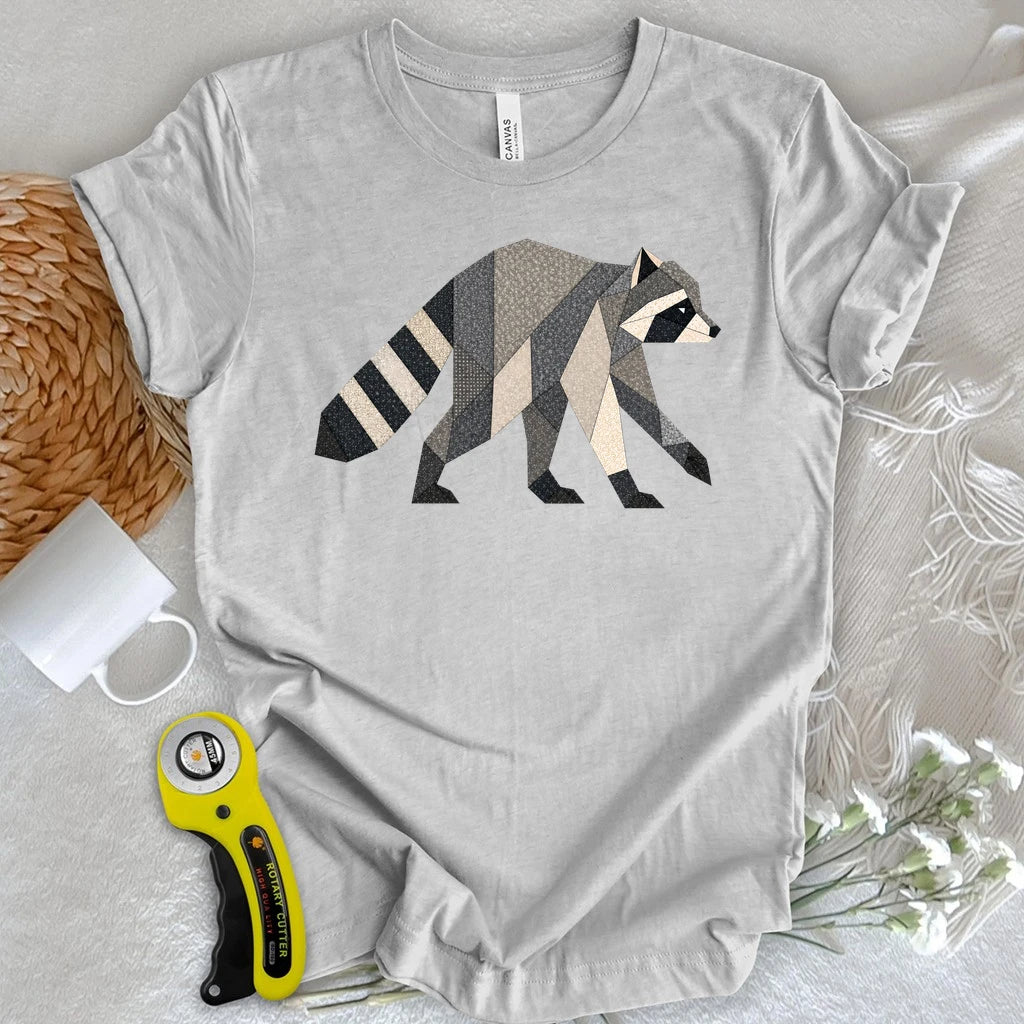 Patchwork Jimothy Raccoon T-shirt