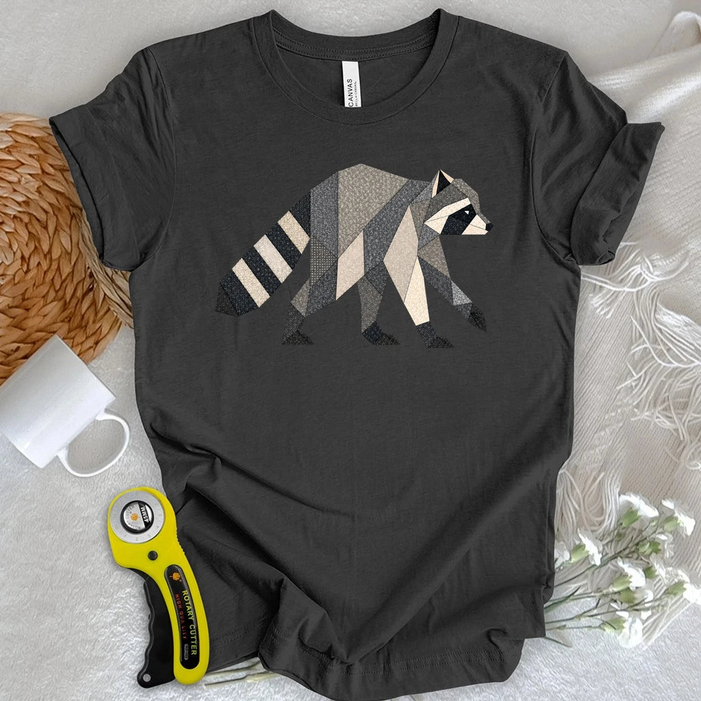Patchwork Jimothy Raccoon T-shirt