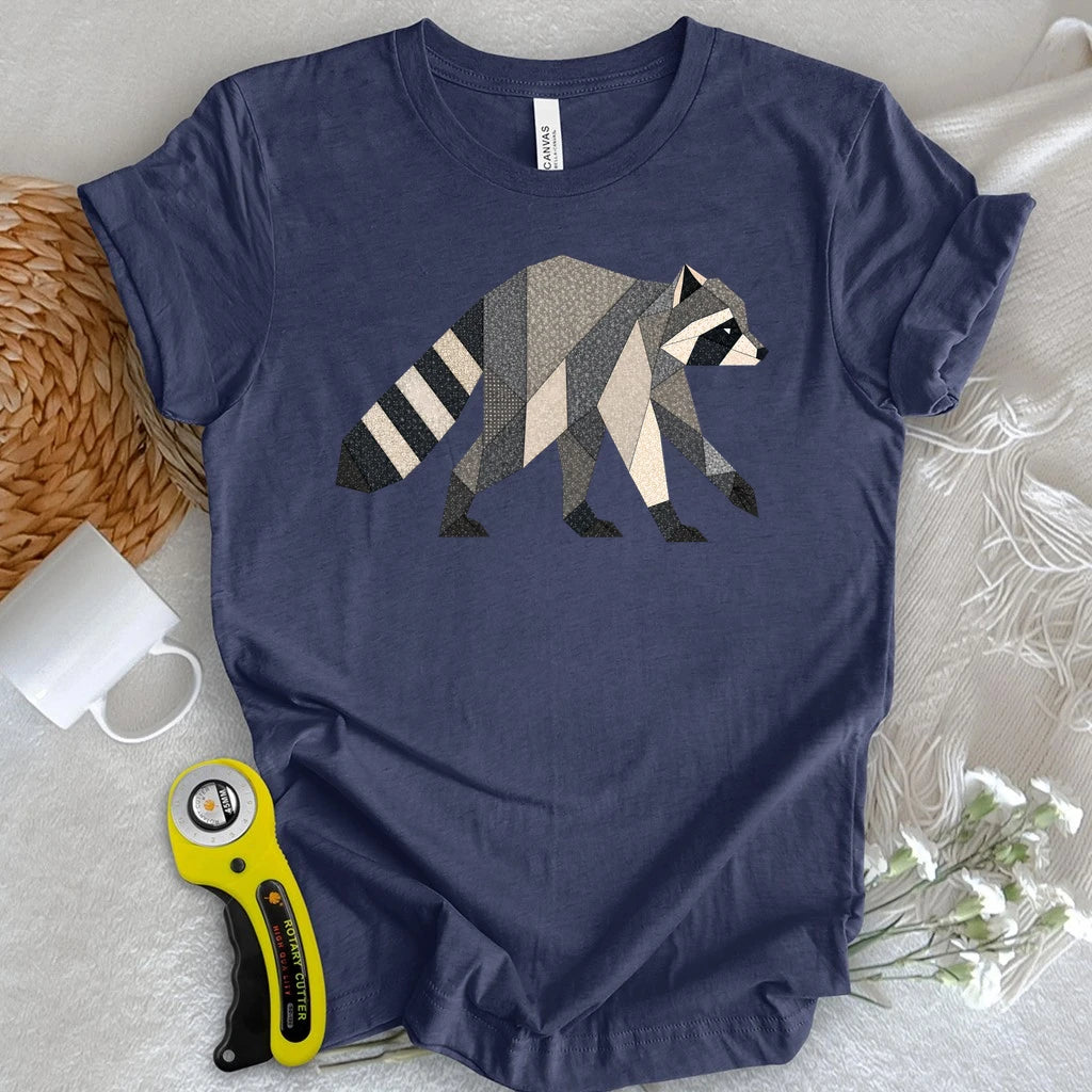 Patchwork Jimothy Raccoon T-shirt