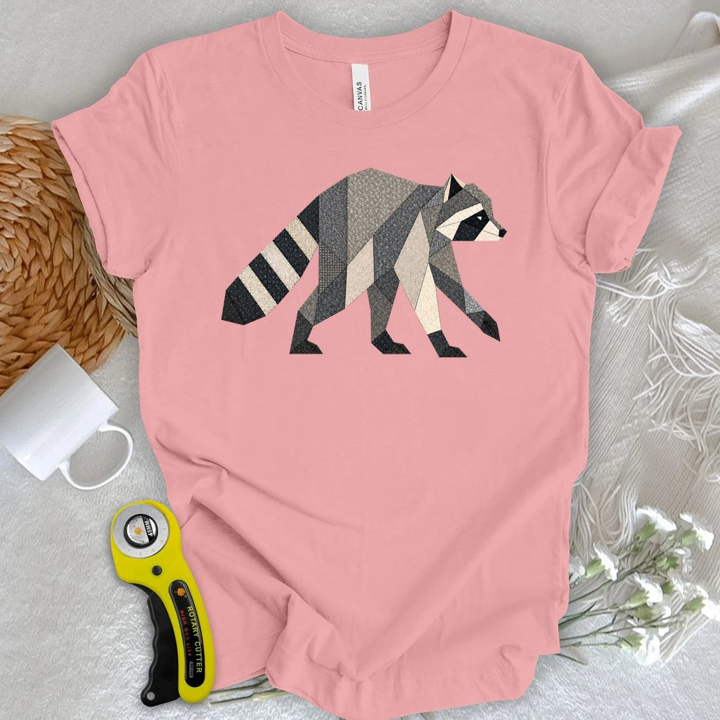 Patchwork Jimothy Raccoon T-shirt