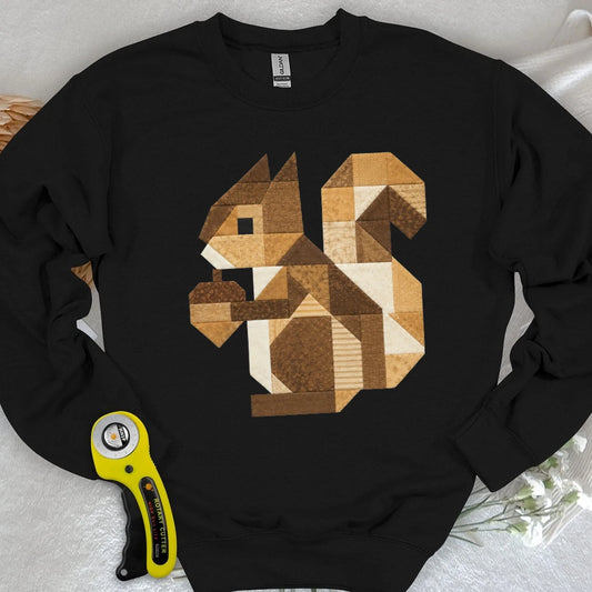 Patchwork Squirrel Sweatshirt