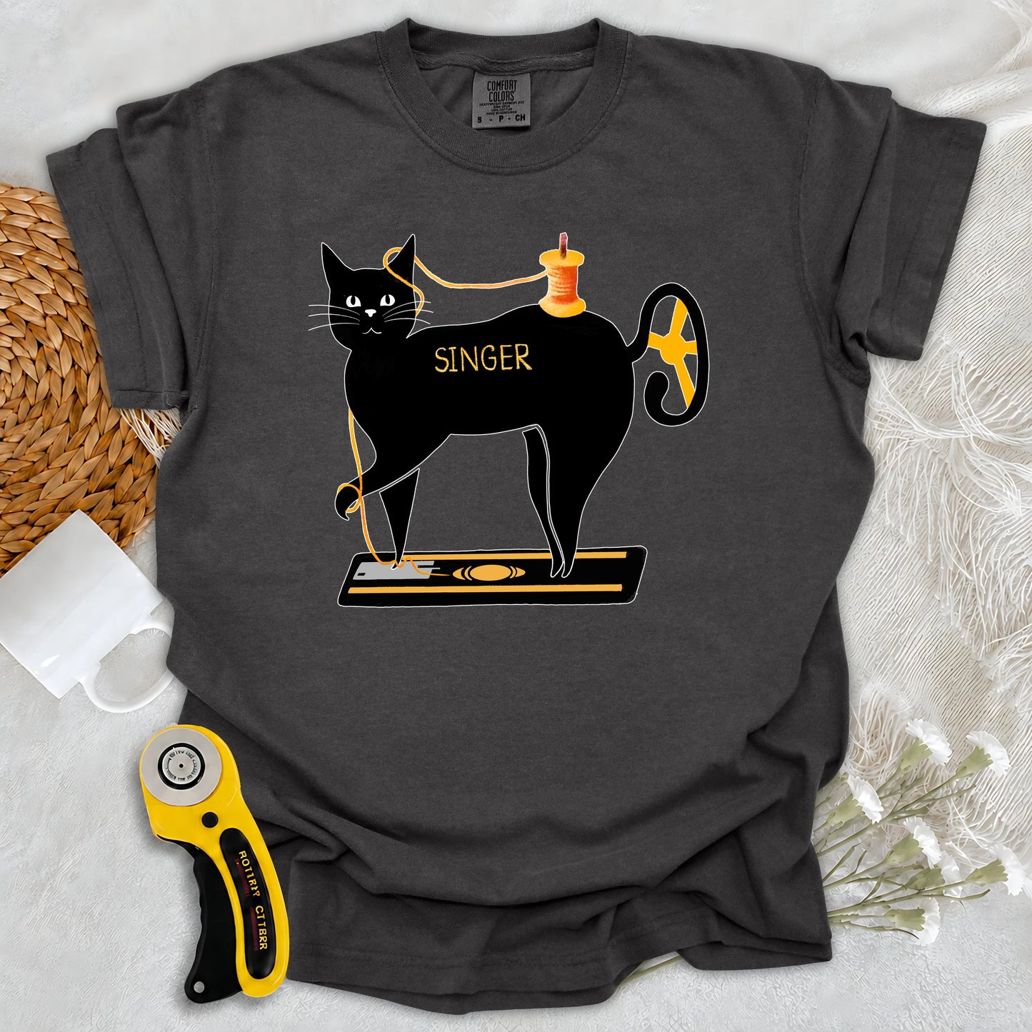 Comfort Colors Mewing machine T-shirt