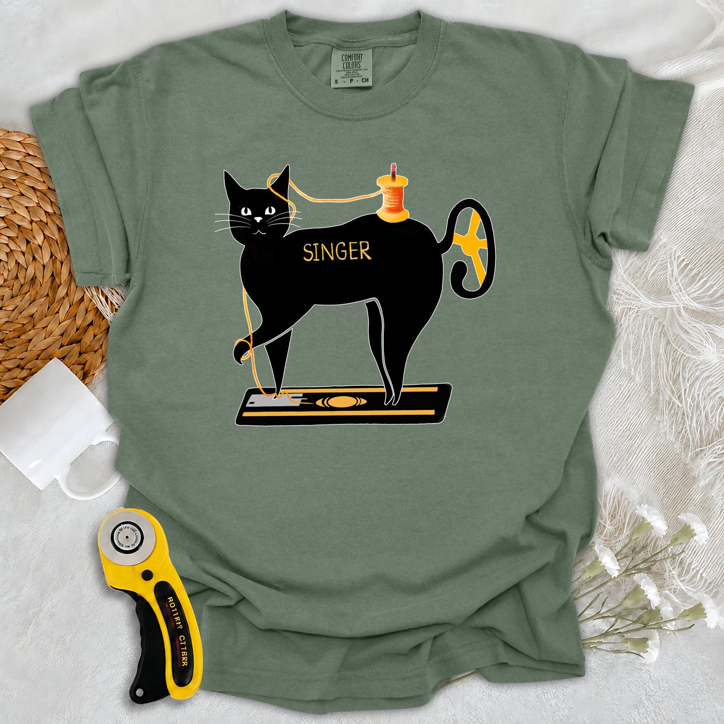 Comfort Colors Mewing machine T-shirt