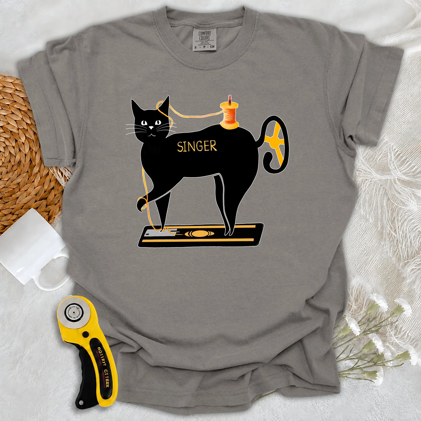 Comfort Colors Mewing machine T-shirt