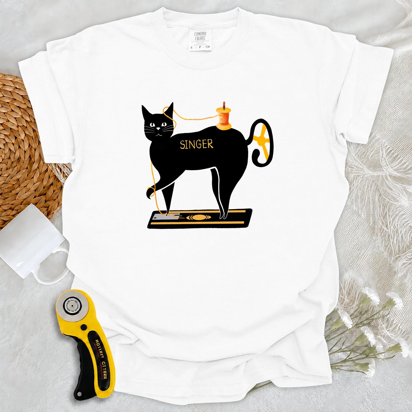 Comfort Colors Mewing machine T-shirt