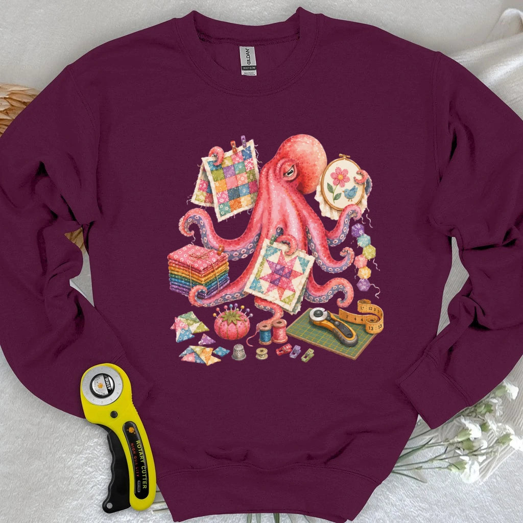Too Many Quilts, Not Enough Arms Sweatshirt