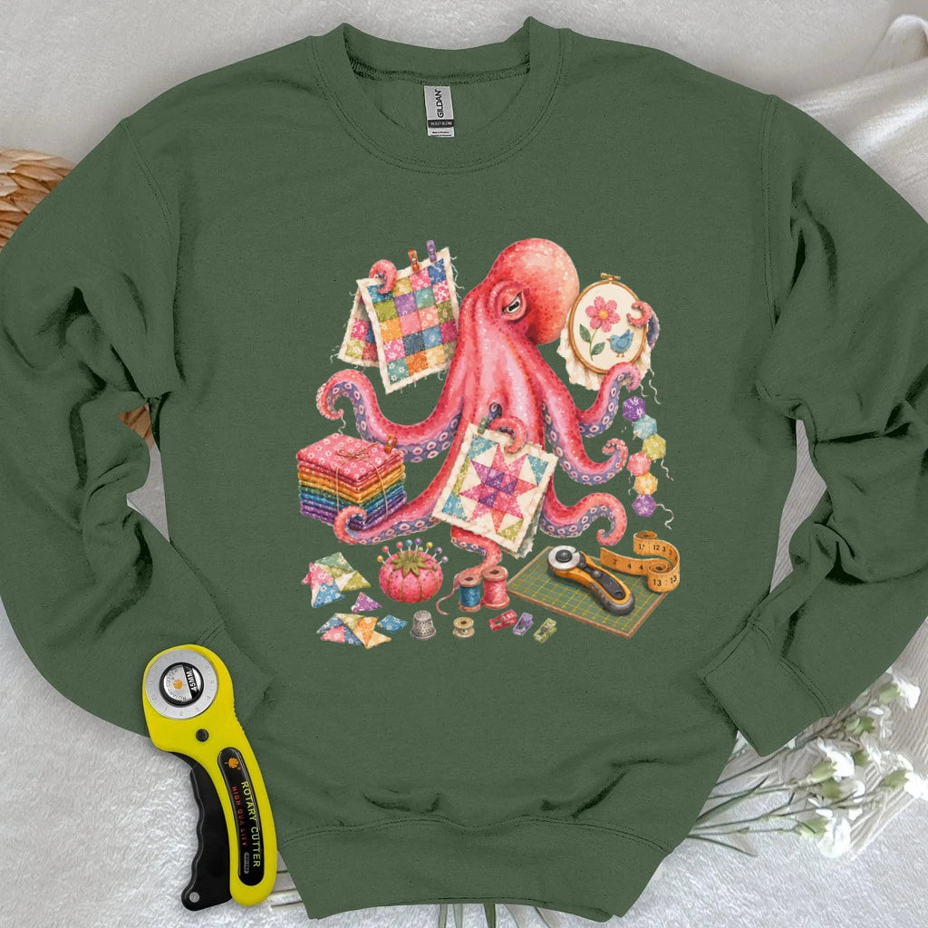Too Many Quilts, Not Enough Arms Sweatshirt