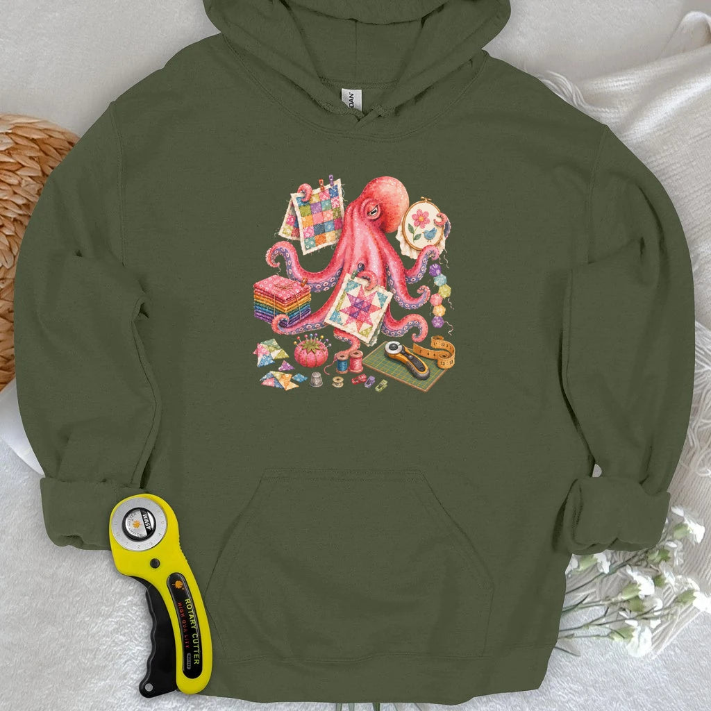Too Many Quilts, Not Enough Arms Lady Hoodie