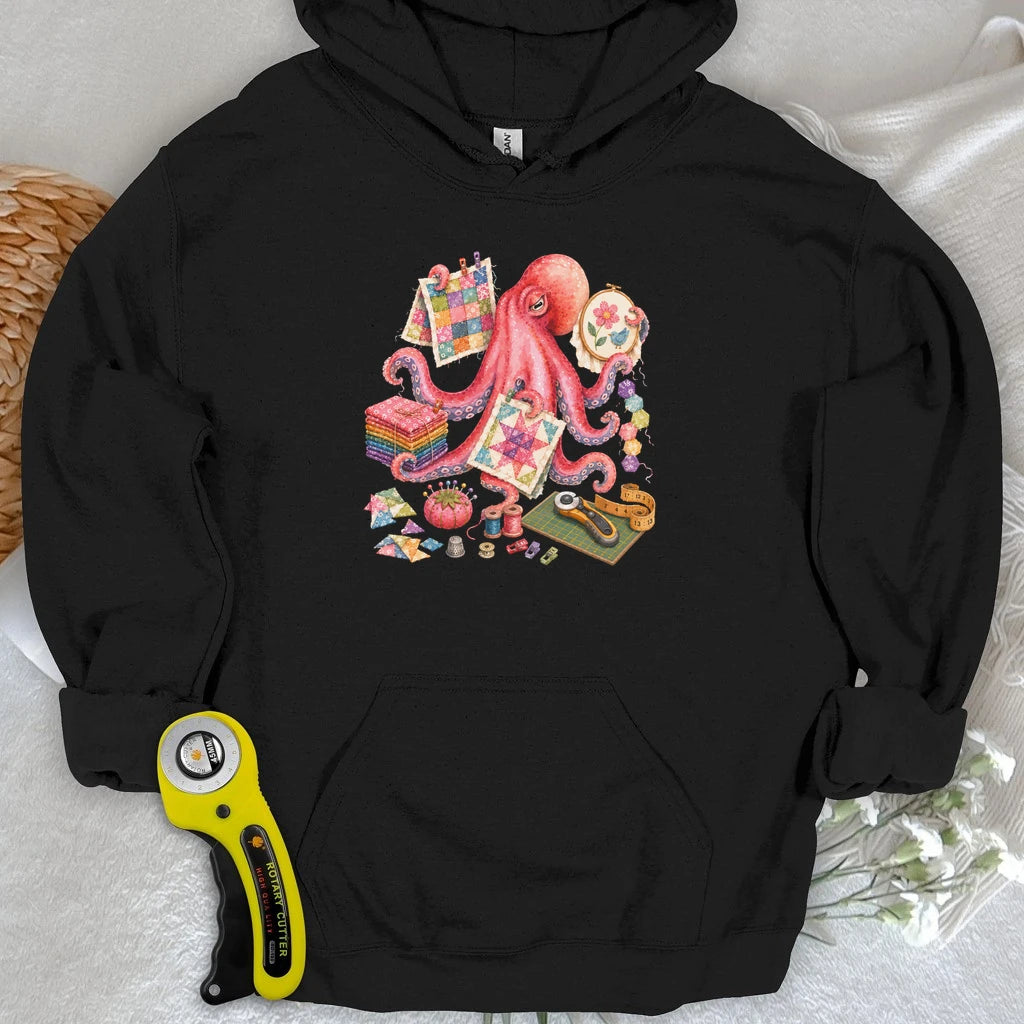 Too Many Quilts, Not Enough Arms Lady Hoodie