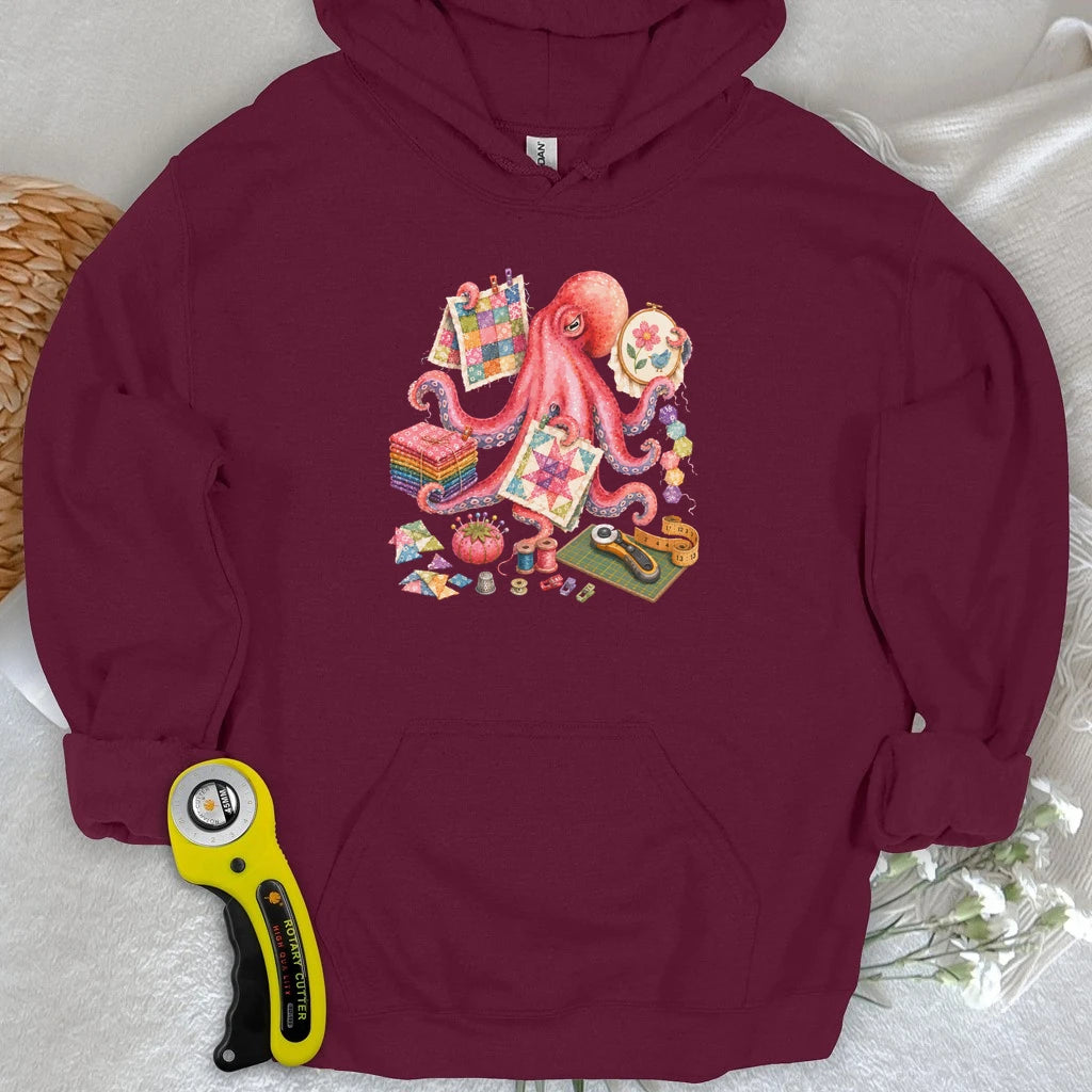 Too Many Quilts, Not Enough Arms Lady Hoodie