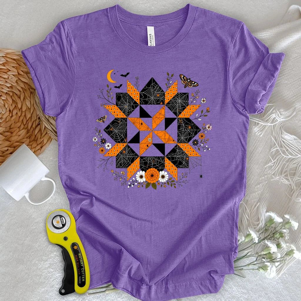 Haunted Garden Quilt Star T-shirt