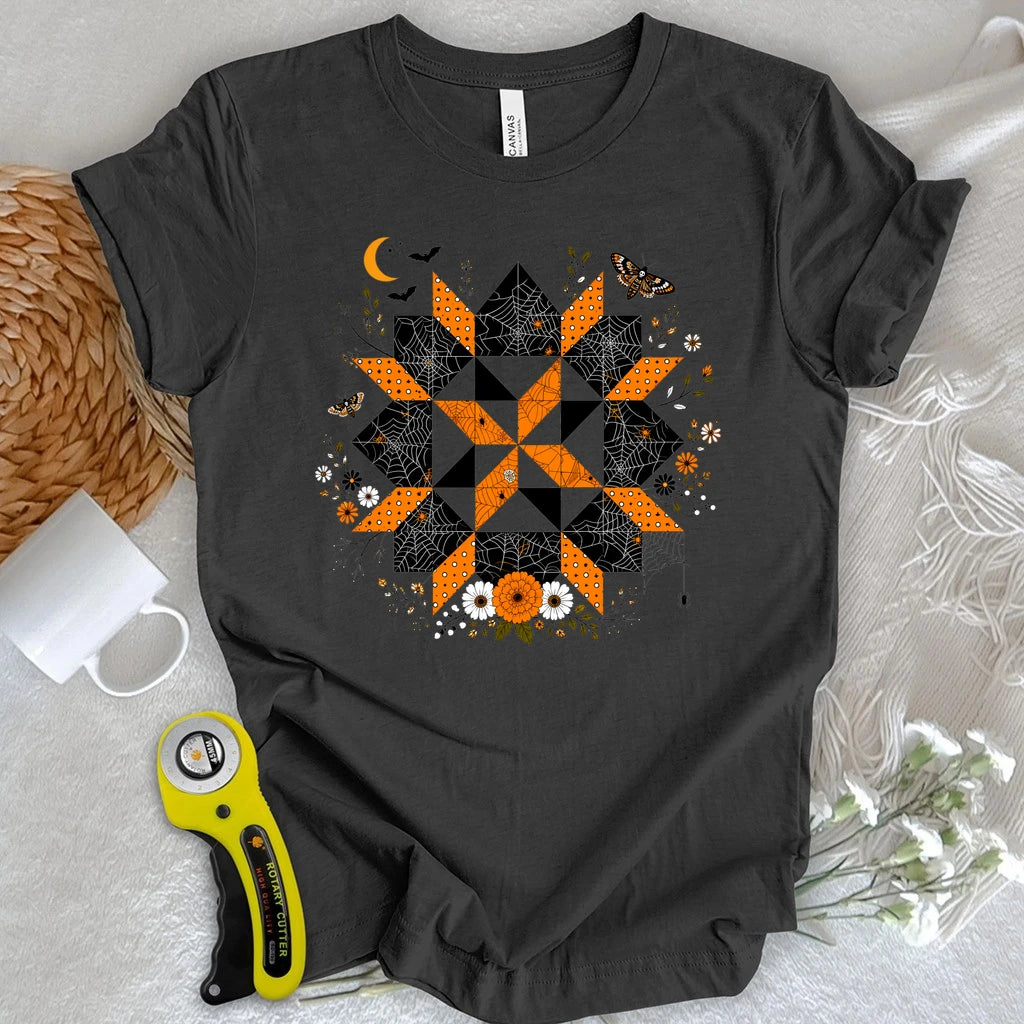 Haunted Garden Quilt Star T-shirt