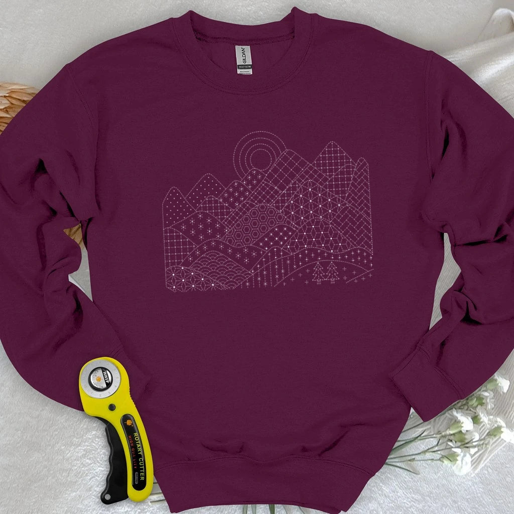 Sashiko Moutain Sweatshirt