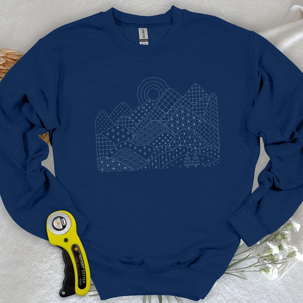 Sashiko Moutain Sweatshirt