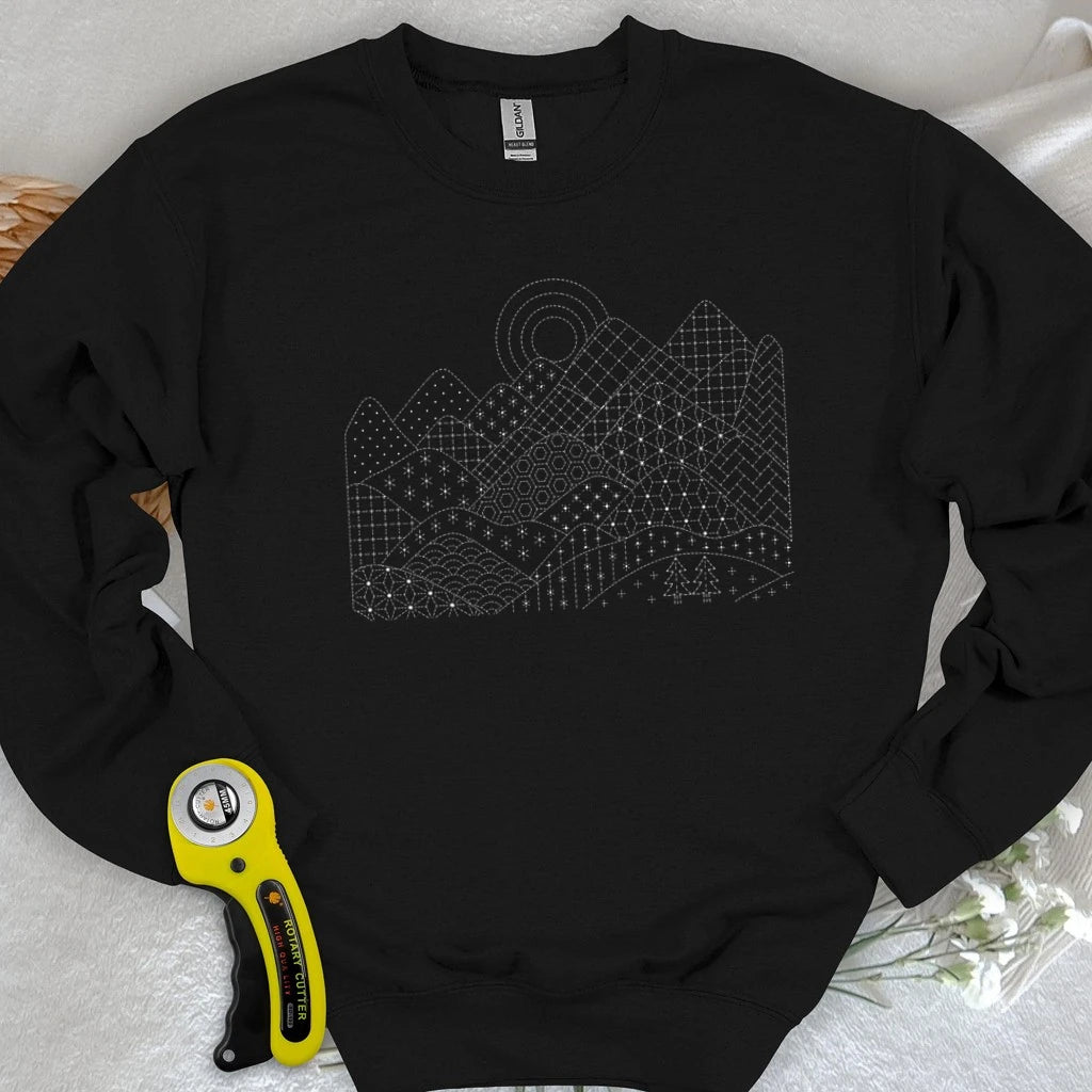 Sashiko Moutain Sweatshirt