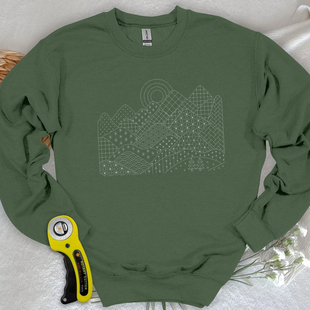 Sashiko Moutain Sweatshirt